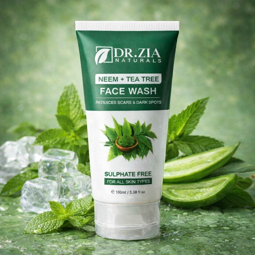 Dr. Zia Naturals Face Wash | Neem + Tea Tree | 100ml