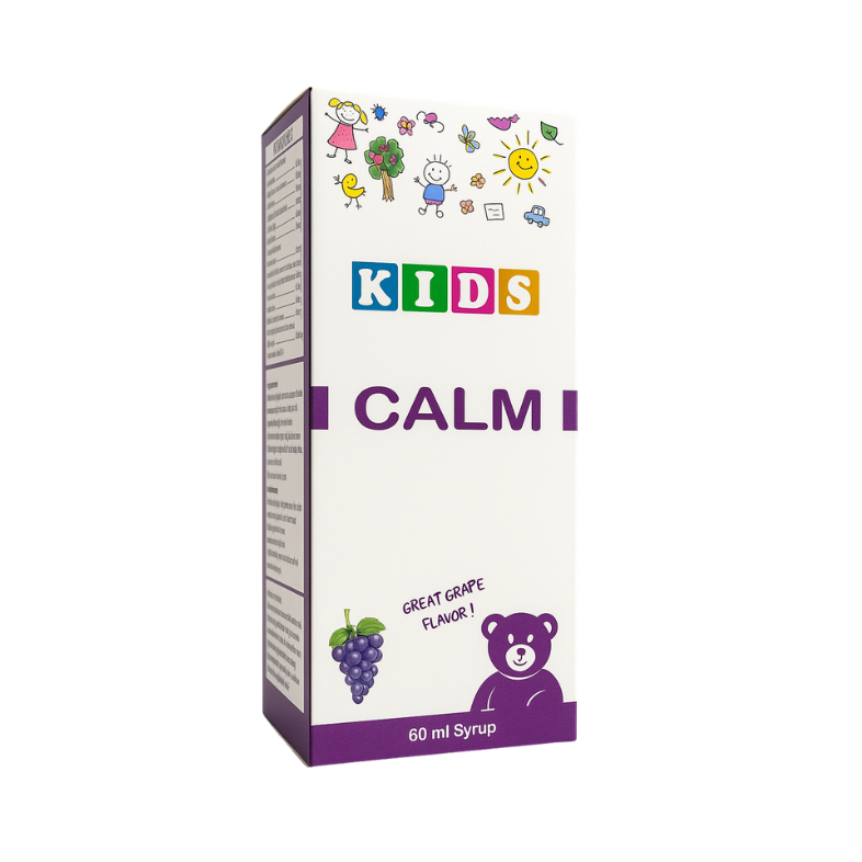 Dr. Zia Naturals Kid’s Calm Syrup – Natural Support for Nervousness, Restlessness & Hyperactivity