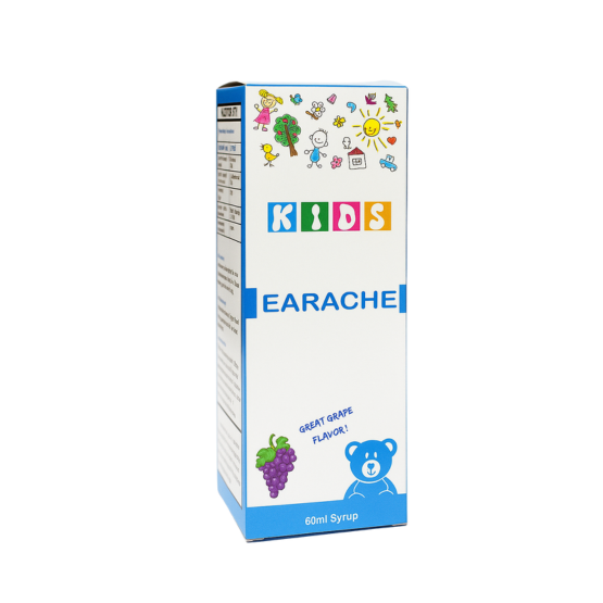 Dr. Zia Naturals Kid’s Earache Relief Syrup – Ear Pain, Fever & Inflammation