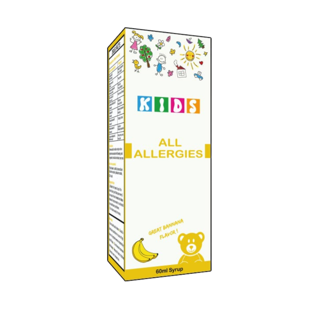Dr. Zia Naturals Kid’s All Allergy Syrup – Natural Allergy Support